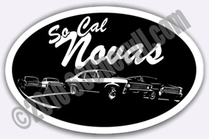 SoCal Novas Sticker